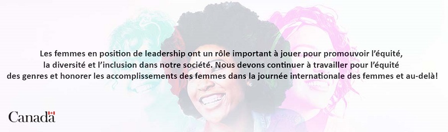 Le leadership au féminin joue un rôle essentiel dans la promotion de l’égalité, de la diversité et de l’inclusion dans la société. Continuons de revendiquer l’égalité des genres et de souligner les réalisations des femmes à l’occasion de la Journée internationale des femmes et tous les jours suivants! 