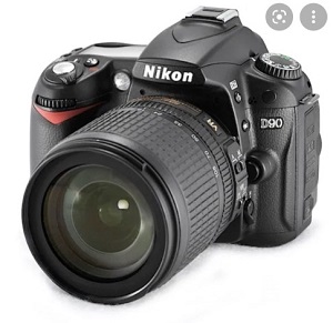 Appareil photo D9O noir de marque Nikon